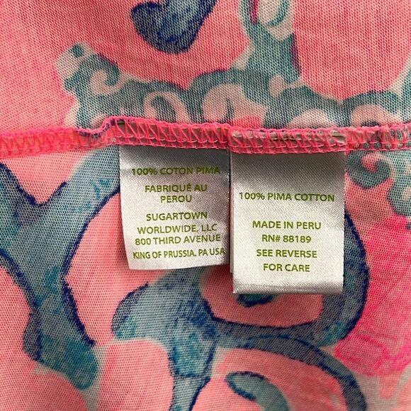 Lilly Pulitzer Coral Reef I’m So Jelly Melle Trapeze Tank Swing Dress - Picture 11 of 14